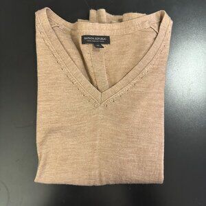Banana Republic Merino Wool V-Neck Sweater